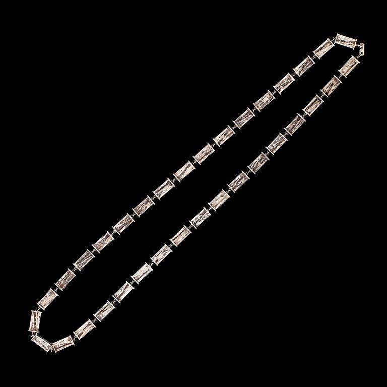 COLLIER, silver, 1900-talets andra hälft. Vikt ca 49 gram.