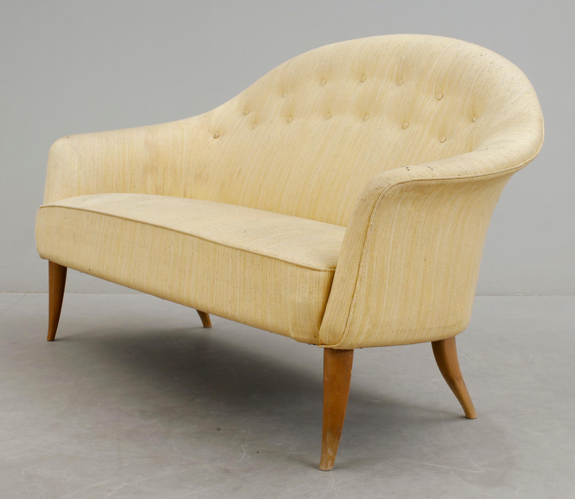 SOFFA, Kerstin Hörlin-Holmquist, ur Triva-serien, Nordiska Kompaniets verkstäder i Nyköping. 1950/60-tal.