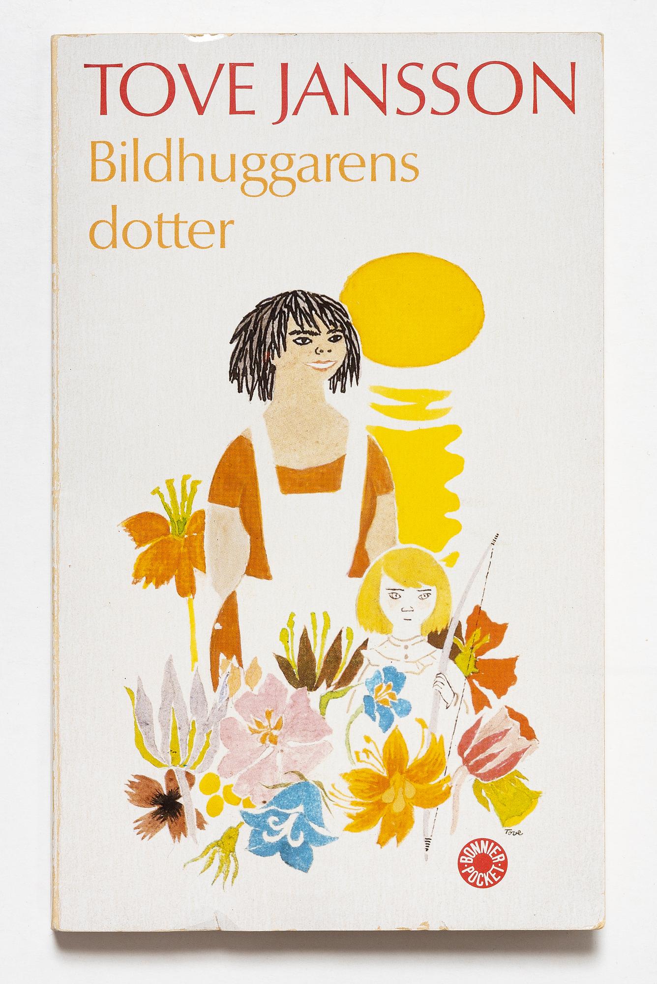 Tove Jansson, a book, 'Bildhuggarens dotter', signed.