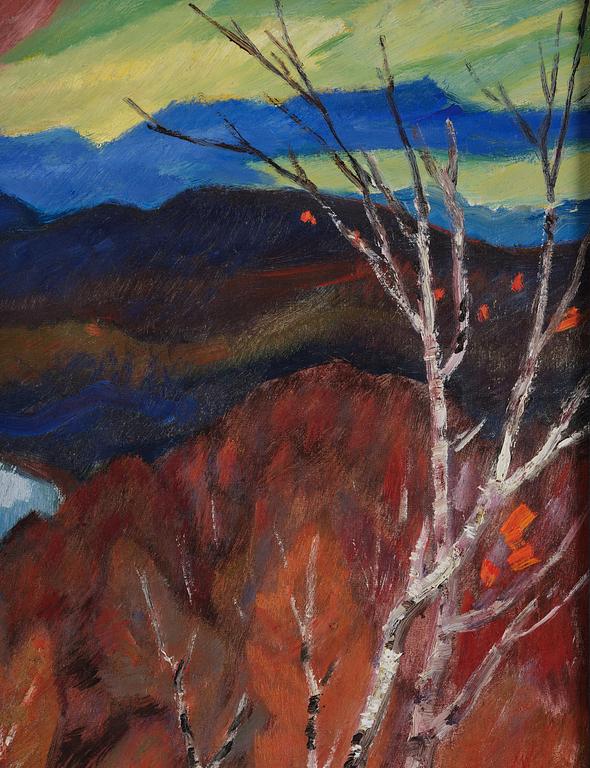 Helmer Osslund, View over the Ångerman River at Granvåg.