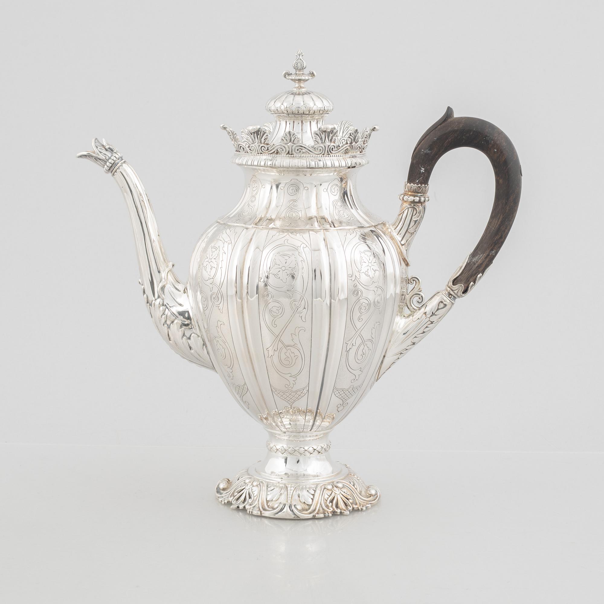 Kaffeservis, 3 delar, sterlingsilver, Michelsen, Danmark, 1926.