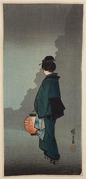 A group of 23 Japanese creped prints, Japan, 20th Century.