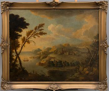 ITALIAN/FRENCH SCHOOL, 18th century, "Landscape".