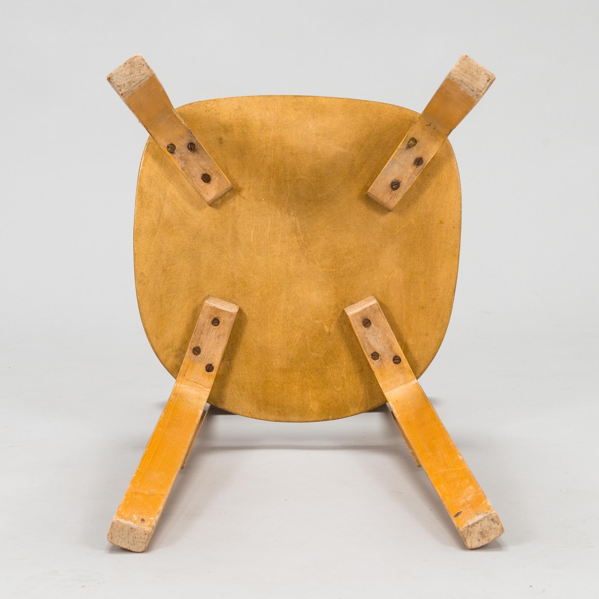 Alvar Aalto, kontorsstol, för O.Y. Huonekalu-ja Rakennustyötehdas A.B, 1940-tal.