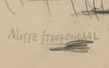 MOSSE STOOPENDAAL, blyerts, signerad.