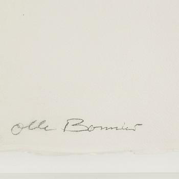 OLLE BONNIÉR, serigraphy, signed and numbered 158/180.