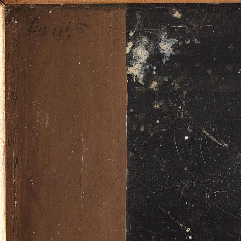 Amadé Barth, "Nature morte med vit kanna och frukter".