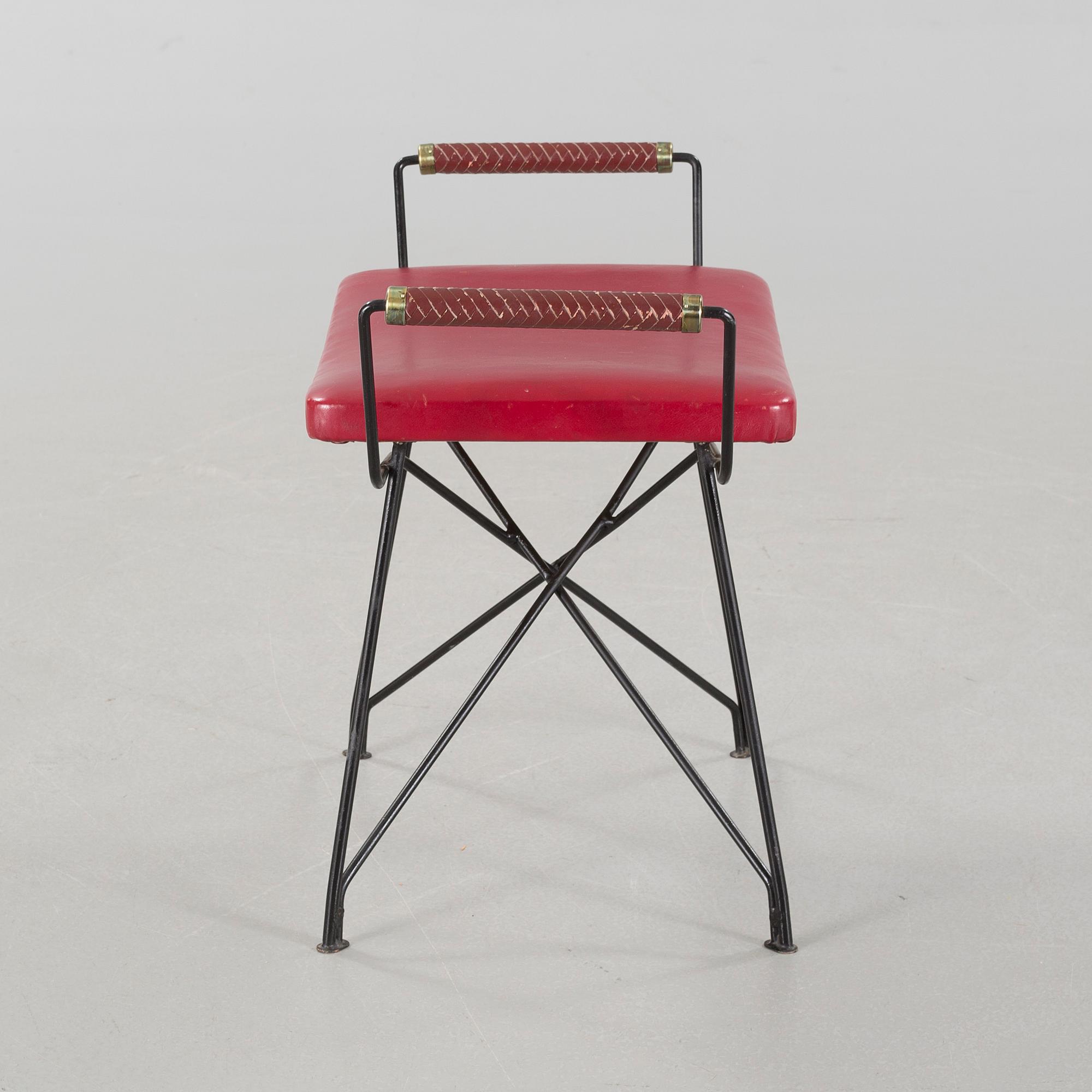 A mid 20th century stool by Hans Agne Jakobsson, Åhus.