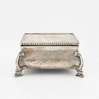 K. Anderson, cigarette case, silver Stockholm 1932.