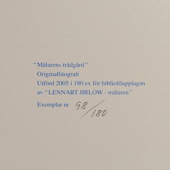 A signed and numbered book "Lennart Jirlow - målaren".