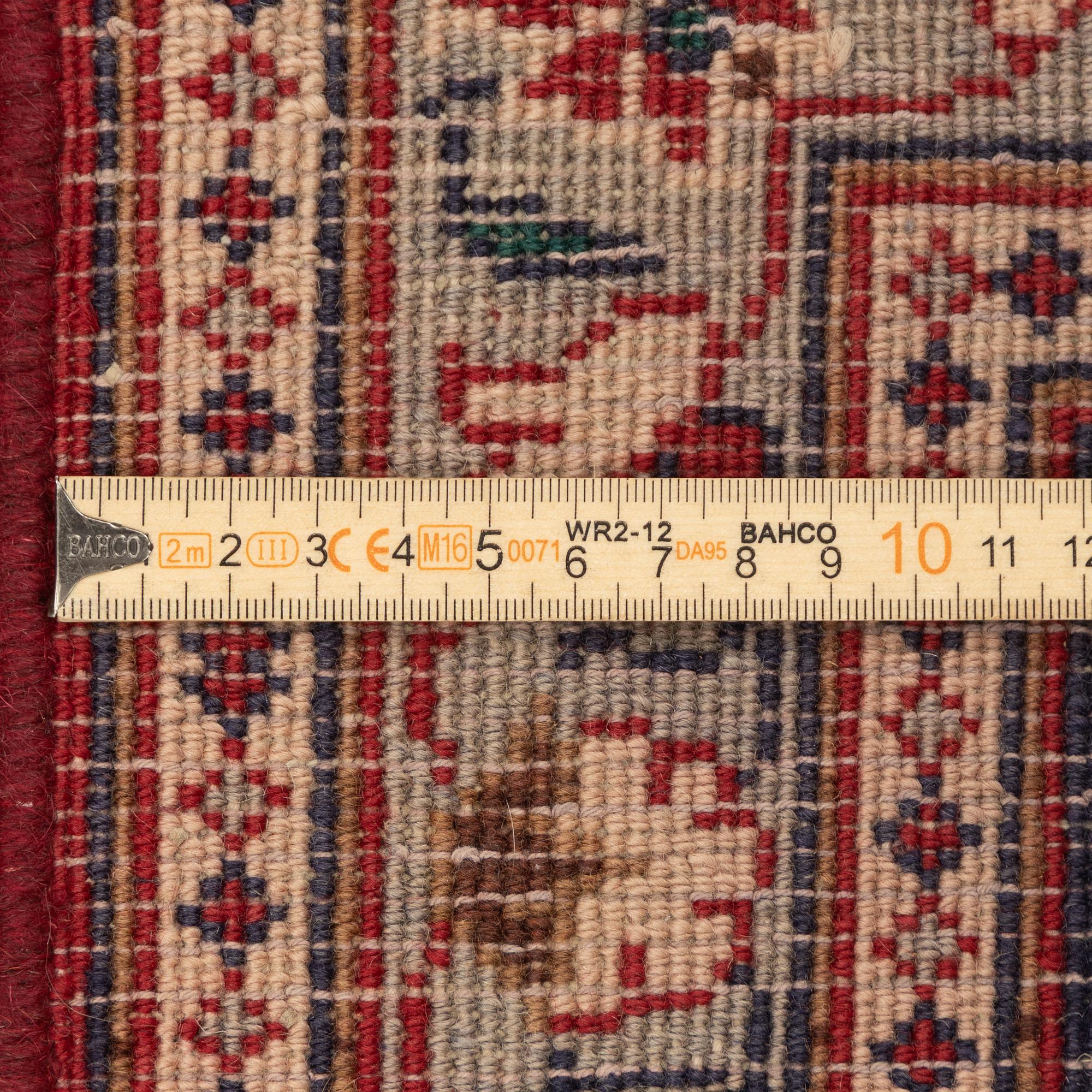 Carpet, Meshed, old, approx. 280 x 185 cm.