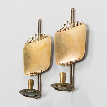 Veikko Huotari, a pair of mid-20th-century wall sconces.