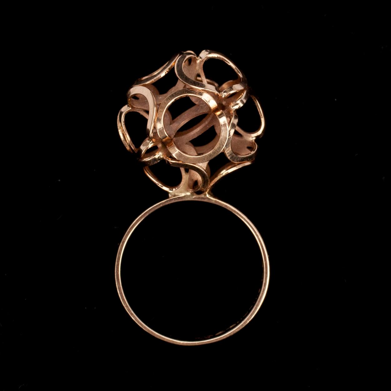SMYCKESSET, 3 delar. 14K guld. E. Kauppi Kupittaan Kulta 1974-75. Vikt 16,7 g.
