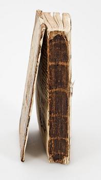 BÖCKER, 4 st sambundna, bla "Flora Wiksbergensis" av Johan Linder, Stockholm 1716.