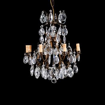 LJUSKRONA, barockstil, Reijmyre, 1900-talets andra hälft. Höjd ca 66 cm.