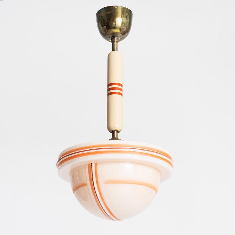 Ceiling lamp, 1930s/40s.