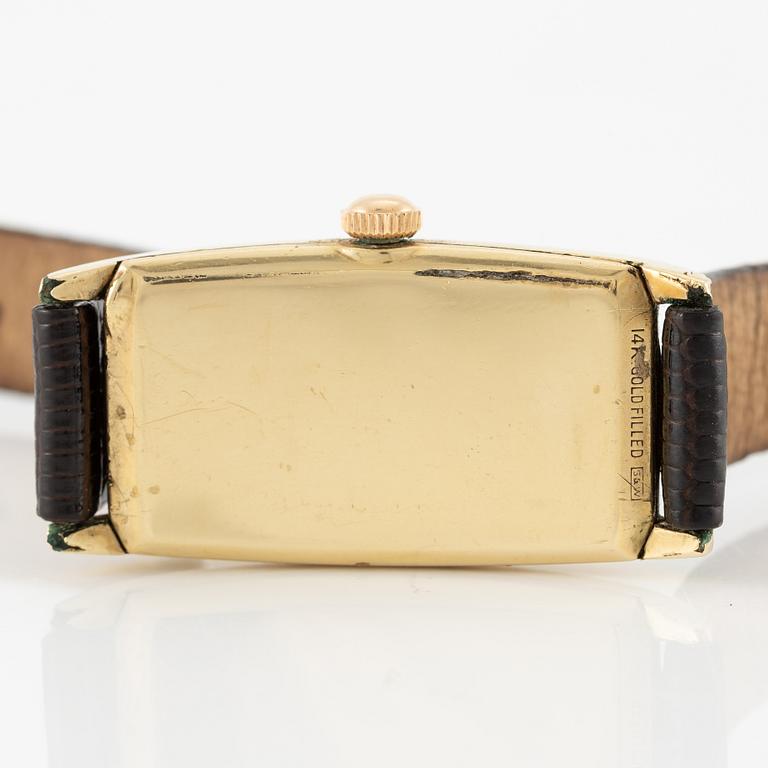 Hamilton, wristwatch, 20.5 x 36 (43) mm.