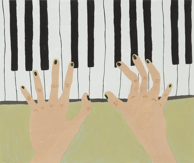 Emilia Ilke, screenprint in colours. Signed and numbered 1/1.