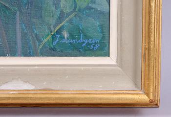 JOHAN LUNDGREN, olja på duk, sign o dat -58.