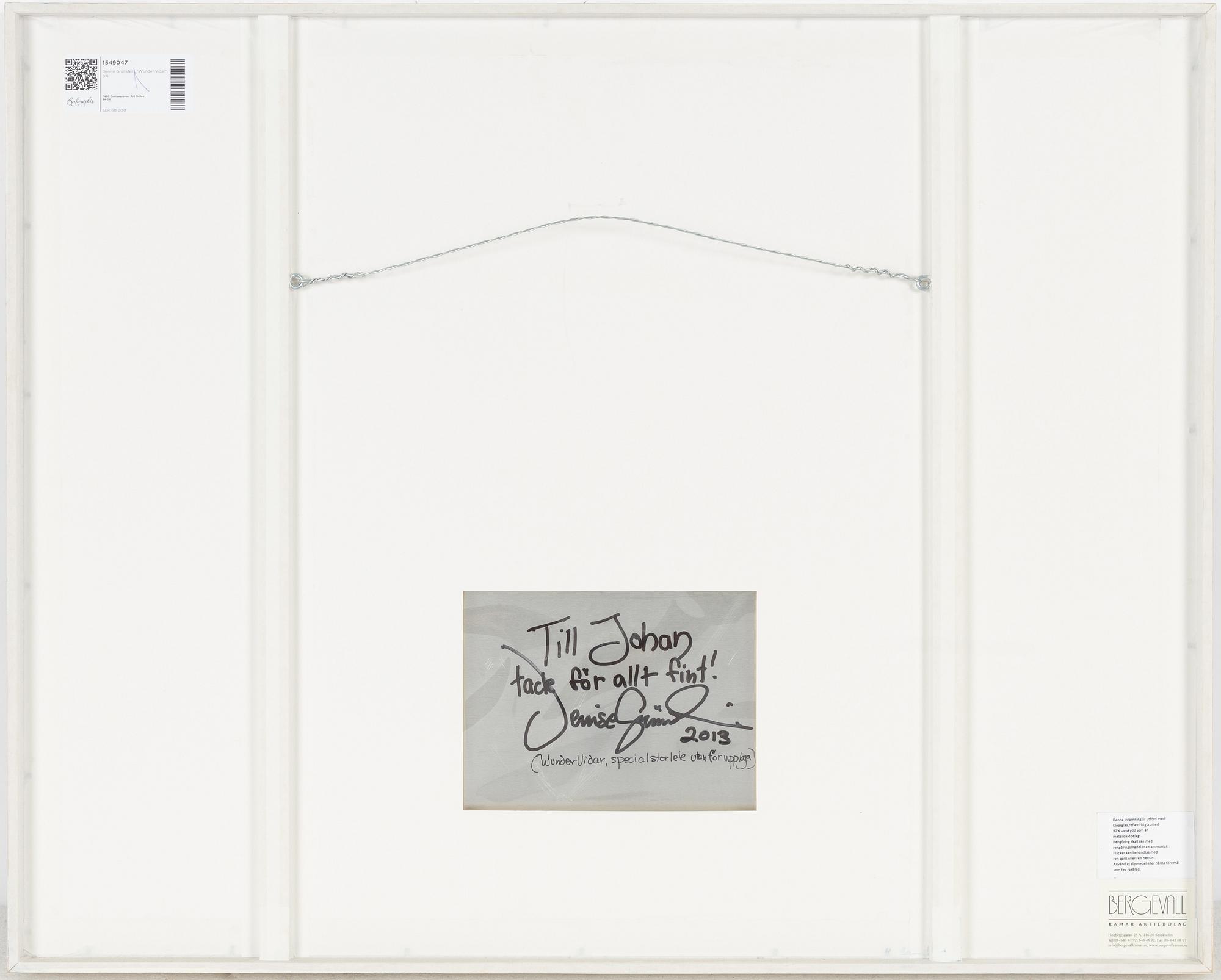 Denise Grünstein, "WunderVidar", 2013.