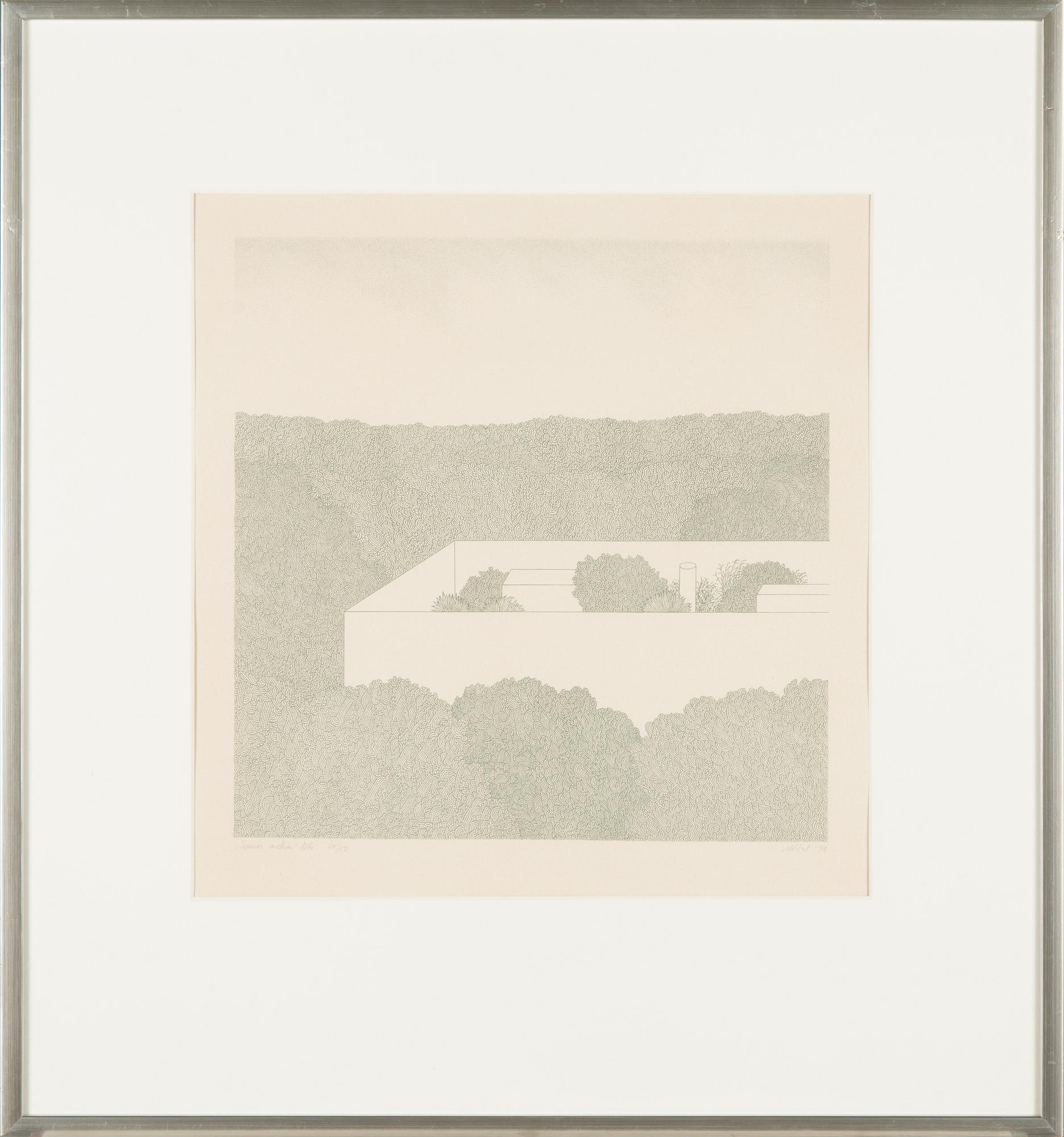 Mare Vint, litografi, signerad och daterad -78, numrerad 24/50.