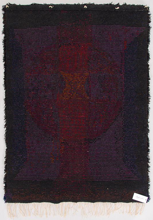 Leena-Kaisa Halme, rya, modell för Neovius. Ca 150 x 105 cm.