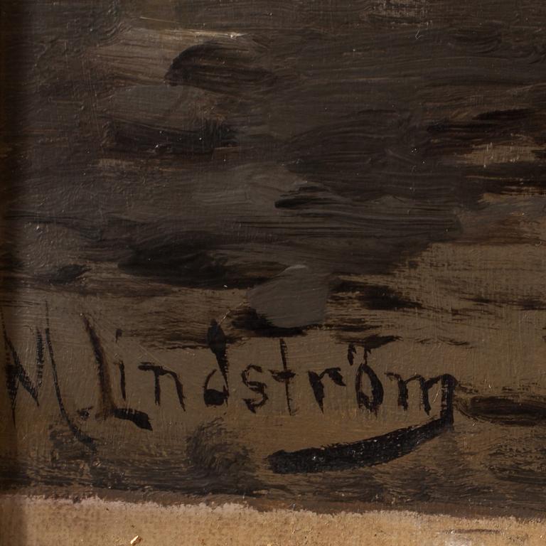 ARVID MAURITZ LINDSTRÖM, olja på duk, signerad.