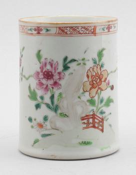 MUGG, porslin, Kina, Qianlong 1736-1795.