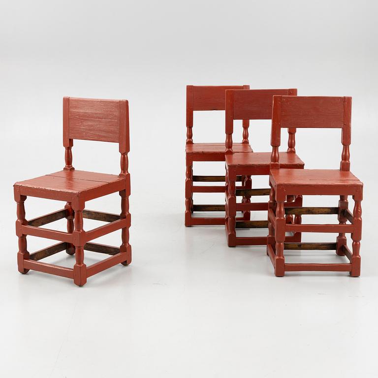 Stolar, 4 st, 1700/1800-tal.