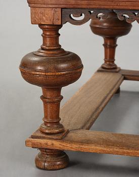 A Dutch baroque table, early 18th century.