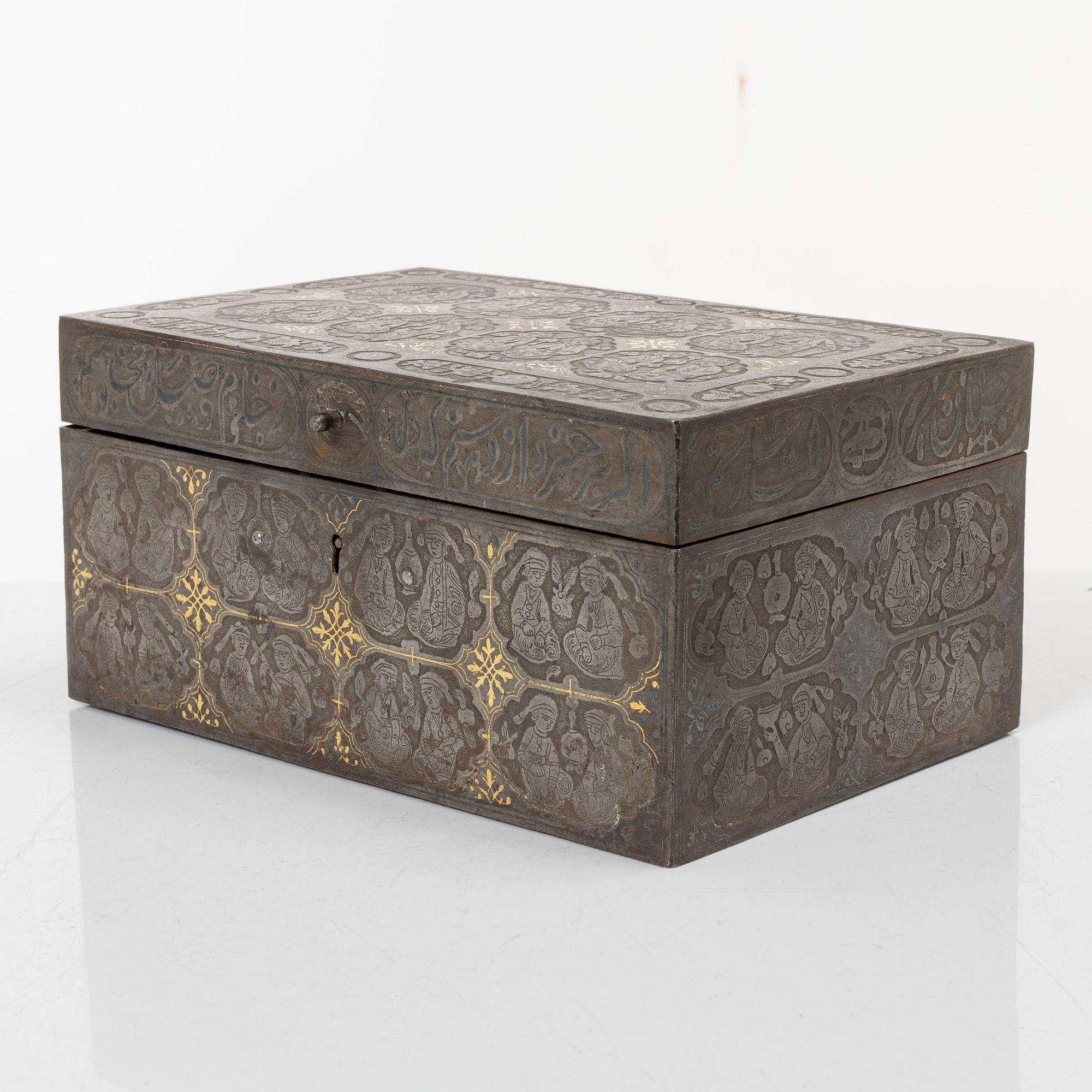 Skrin, Järn Persien, Qajardynastin, omkring år 1900.