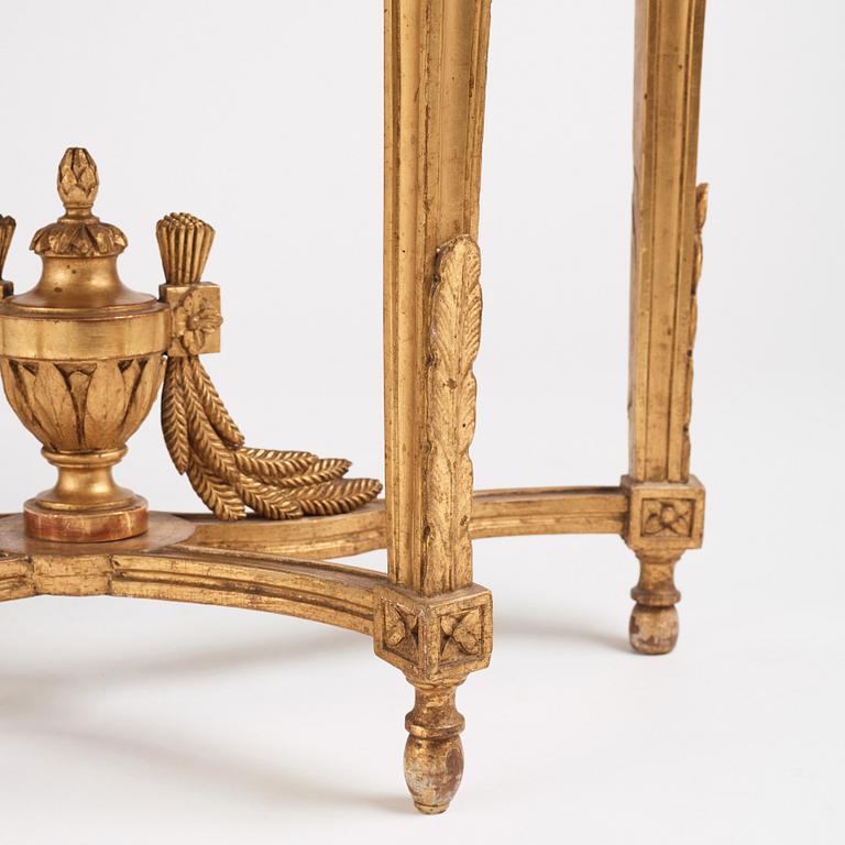 Konsolbord, Stockholmsarbete 1700-talets senare del, Gustavianskt.