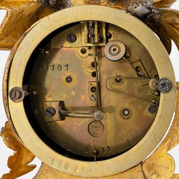 A late 19th century mantle clock by Phillipe Mouray.