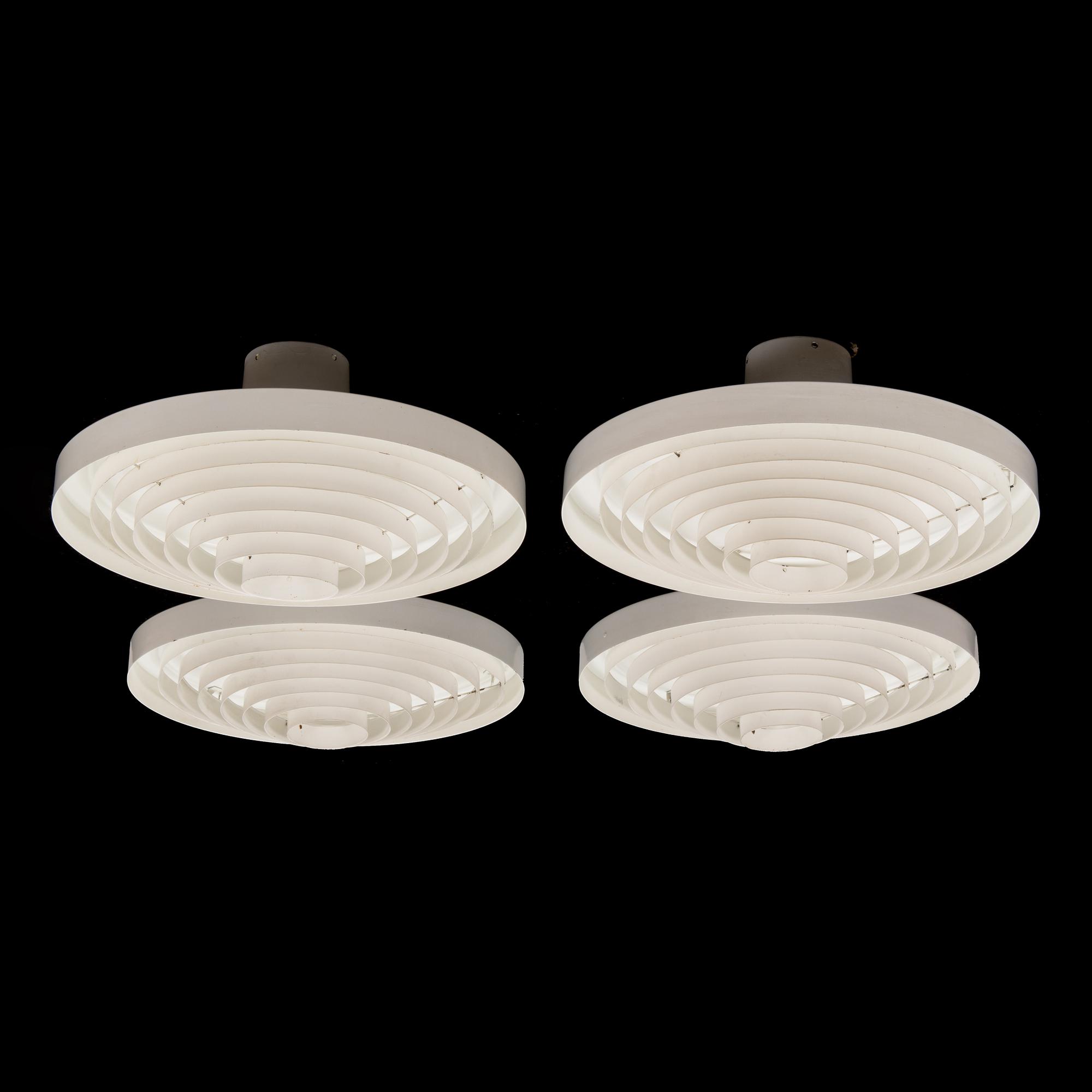 Lisa Johansson-Pape,  four 1960's '71-149' ceiling lights for Orno Stockmann.