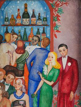 Ingrid von Dardel, Festive gathering.