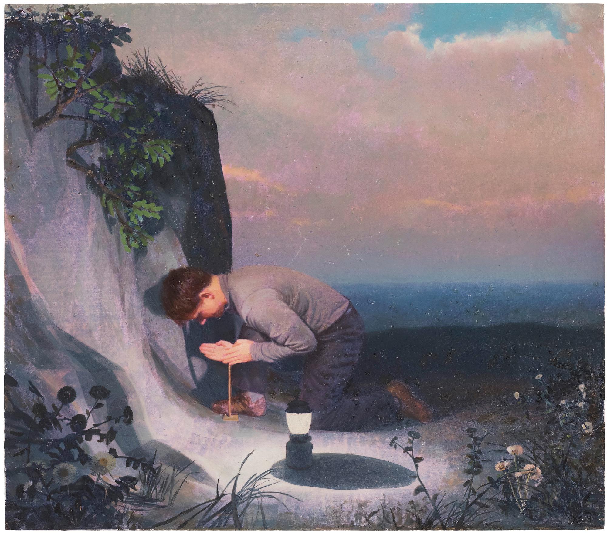 Kristoffer Zetterstrand, "Making fire (II)".