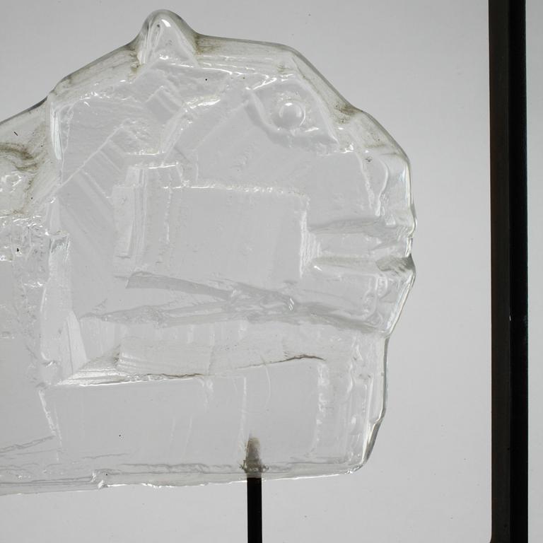 ERIK HÖGLUND, skulptur, glas, Boda, ej signerad.