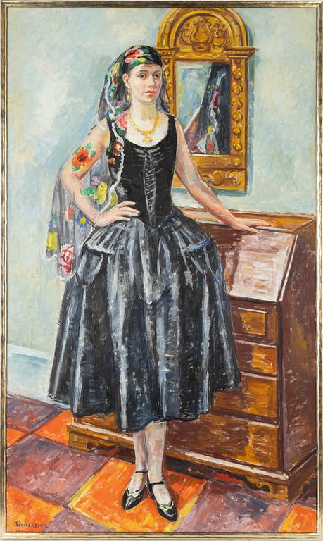 Birger Simonsson, oil on canvas, signed.