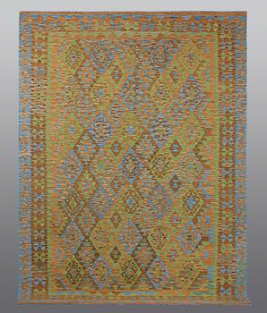 A carpet, kilim, ca 291 x 205 cm.