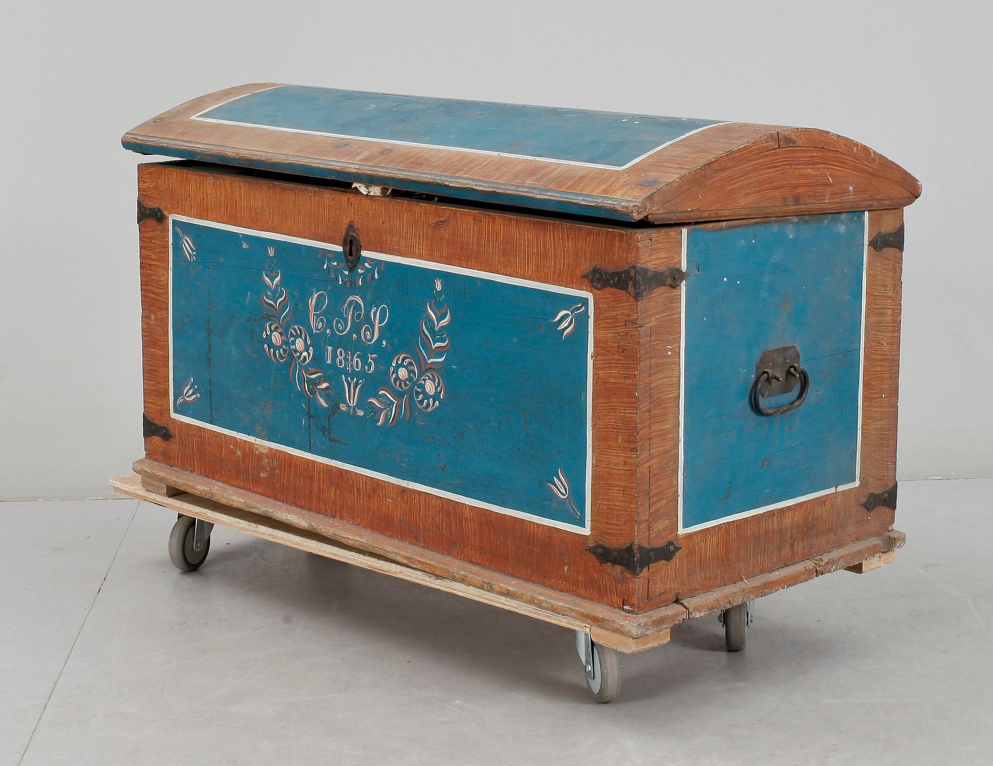 KISTA, allmoge, bär datering 1865.