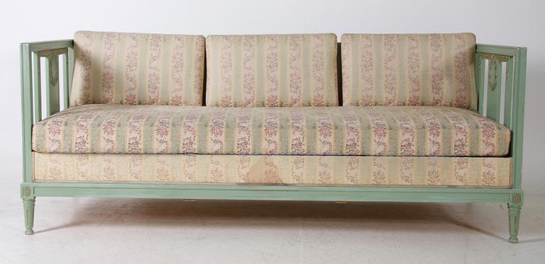 SALONGSGRUPP, 6 delar, gustaviansk stil.