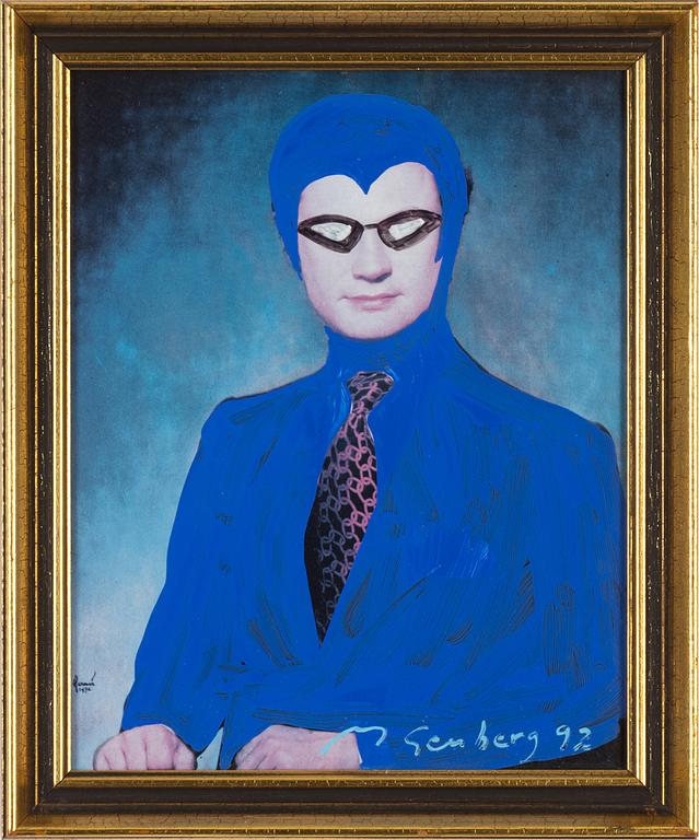 Mikael Genberg, signed and dated 92. Acrylic on paper.