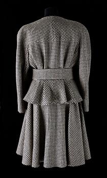 LANVIN, dräkt, 1980-tal.