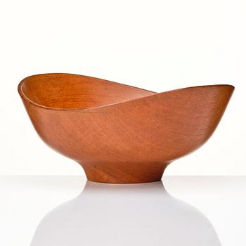 Finn Juhl, a teak bowl, Kay Bojesen, Denmark 1950s.