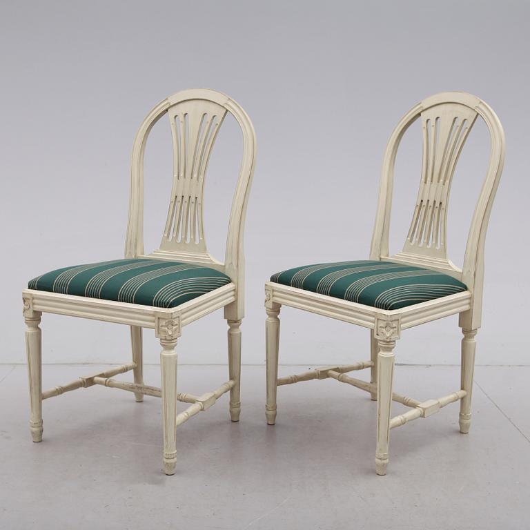MATGRUPP, 5 delar, gustaviansk stil, 1900-talets slut.