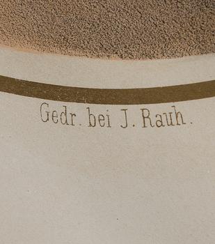 LITOGRAFIER, 2 ST, Eduard Friedrich Leybold, efter, J.Rauh, L.T. Neumann, Wien 1800-talets mitt.