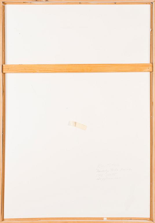 EINO RUUTSALO, acrylic on paper, signed and dated -86.