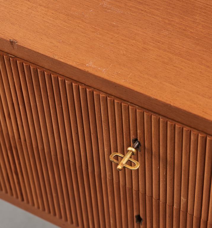 A Swedish Modern mahogany sideboard, 1940-50's.