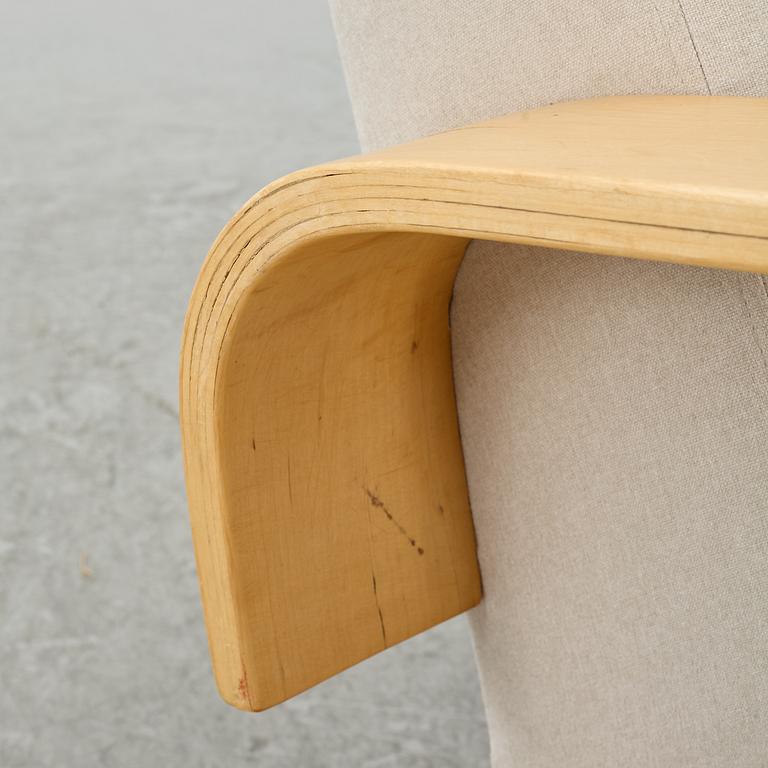 Alvar Aalto, a 'Tank' armchair model 400, Artek, Finland.
