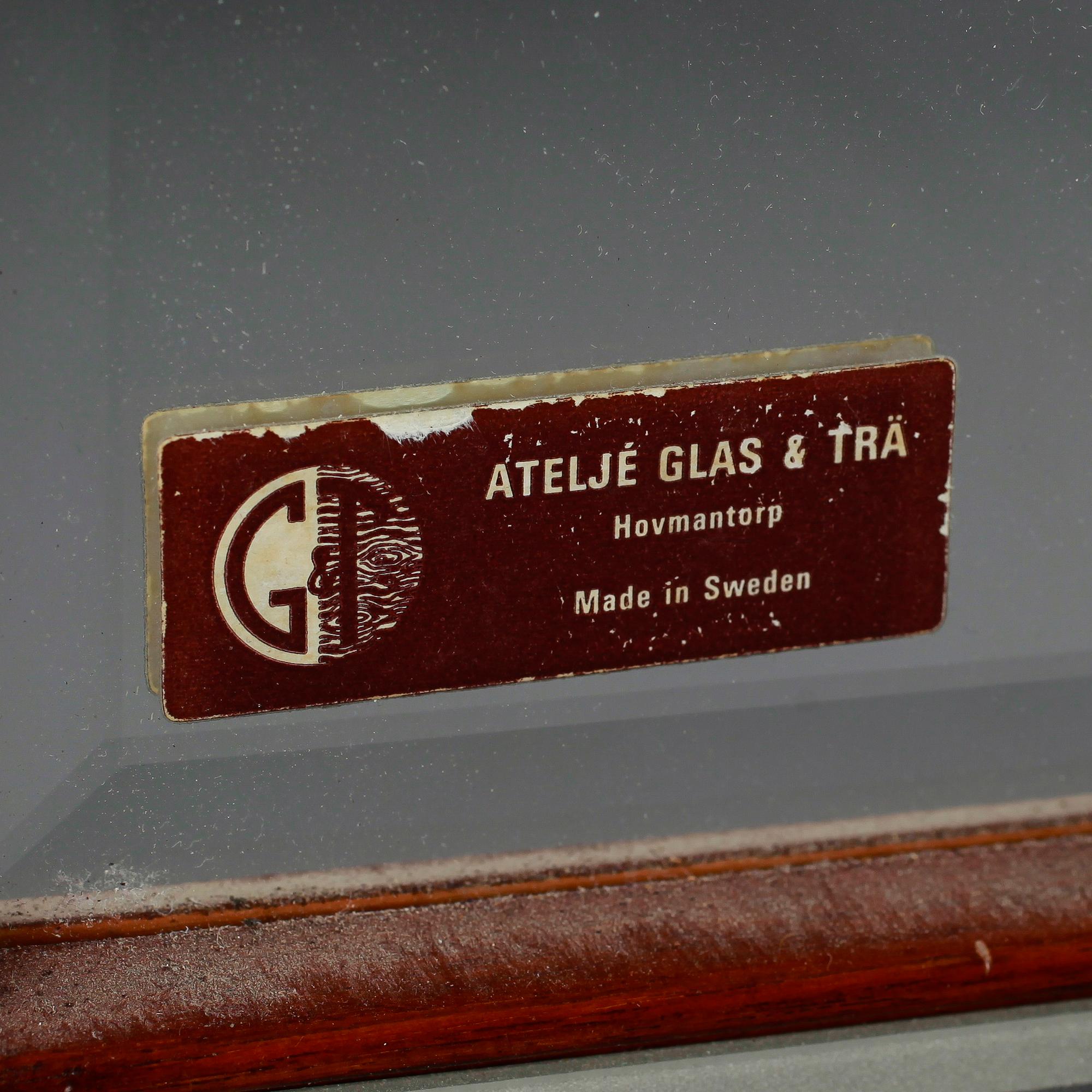 SPEGEL, Glas & Trä, Hovmantorp, 1900-talets andra hälft.